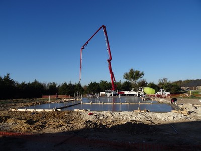 Completed Foundation Looking South