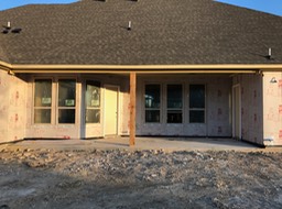 Close Up of Back Patio Area