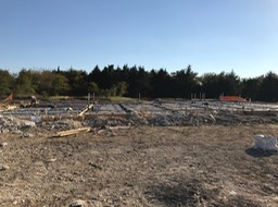 Foundation Looking South