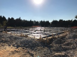 Foundation Prep work from North East Corner