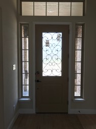 Front Door and Sidelights