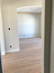 Garage Hallway Looking Into Dining Room