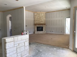 Kitchen and Family Room from Kitchen Nook