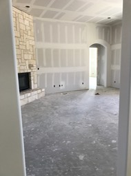 Kitchen Hallway Looking Into Family Room