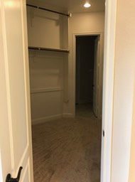 Master Bedroom Closet from Master Bath