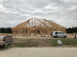 Roof Framing is Almost Complete