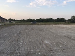 SUV from back edge of Foundation clearing