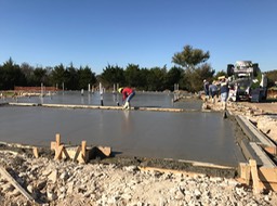 Worker Pulling Form Board